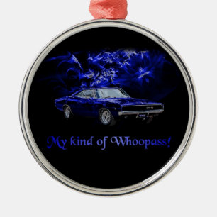Mopar: '68 uppladdare - redo till WhoopAss! Julgransprydnad Metall