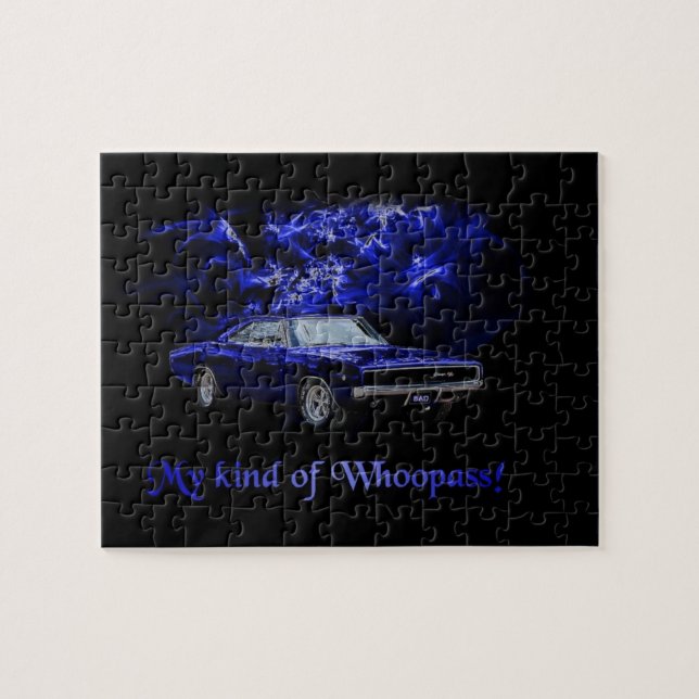 Mopar: '68 uppladdare - redo till Whoopass! Pussel (Horisontell)