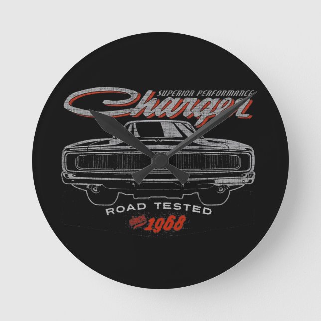 Mopar - Dodge Charger Rund Klocka (Framsida)