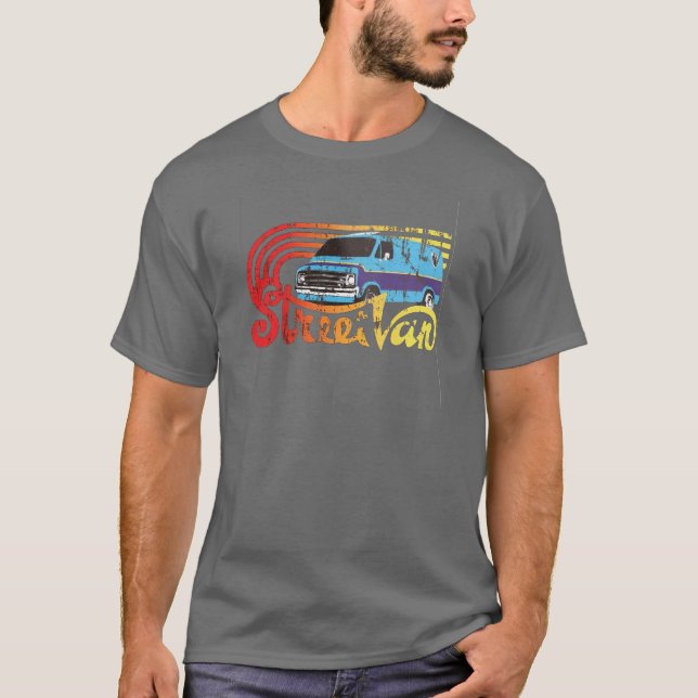 Mopar - Dodge Van - Street Van T-Shirt (Framsida)