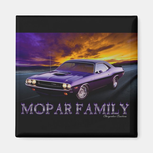 MOPAR FAMILY FRIDGE MAGNET (Framsidan)