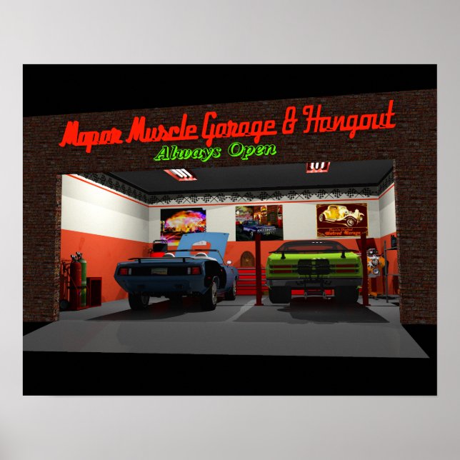 Mopar Garage Poster (Framsidan)