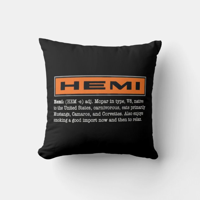 Mopar - HEMI Dekorativ kudde (Framsida)