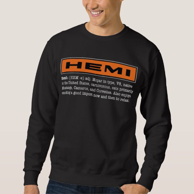 Mopar - Hemi Lång Ärmad Tröja (Framsida)
