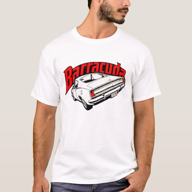 Mopar - Plymouth Barracuda T Shirt (Framsida)