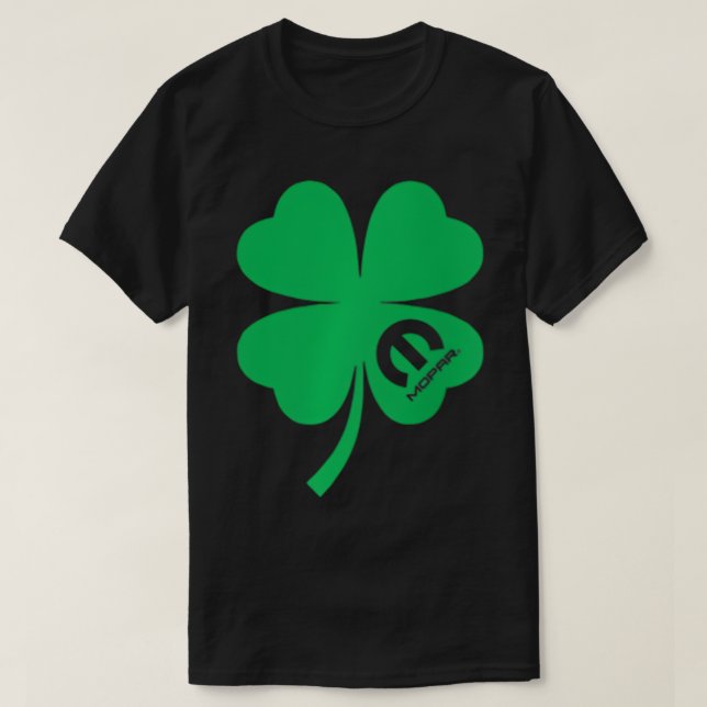 Mopar St. Patrick's Day Fyrklöver T-Shirt (Design framsida)