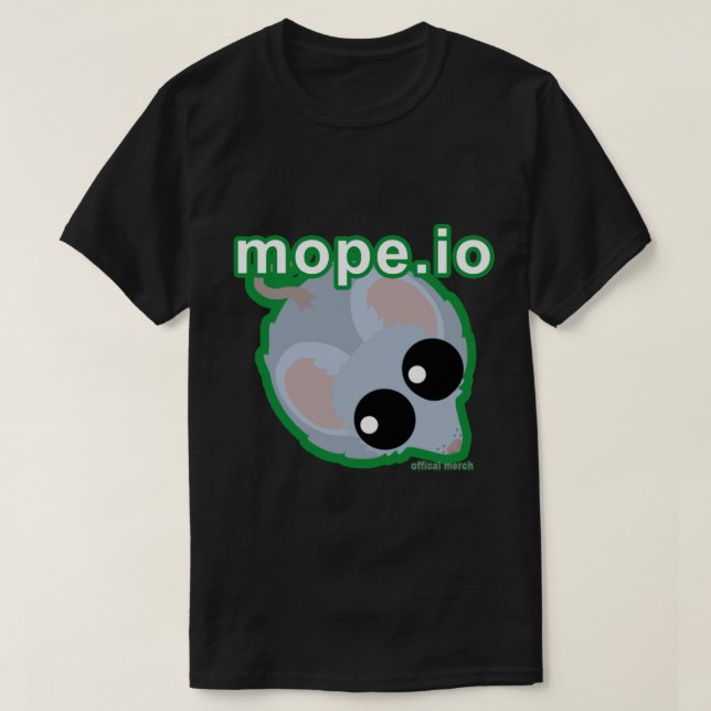 Mope.io merch t-shirt senaste (Design framsida)