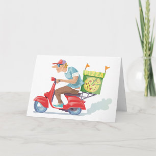 Moped Pizza Delivery Kort