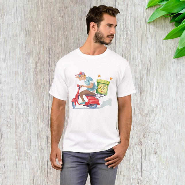 Moped Pizza Delivery T Shirt (Skapare uppladdad)