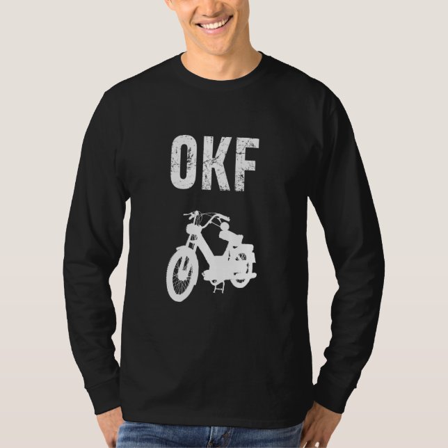 Moped Village Speulating Driving Location Control T Shirt (Framsida)