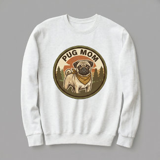 Moppe Mamma Crewneck Moppe Hund Mamma Present Till T Shirt