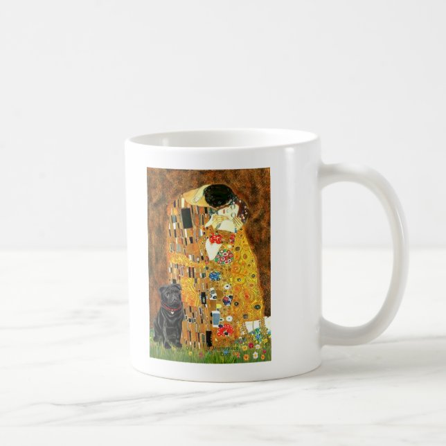 Mops 13 (svart) - Kyssen Kaffemugg (Höger)