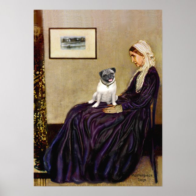 Mops 18 (fawn) - Whistlers mamma Poster (Framsidan)
