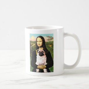 Mops 3 (fawn) - Mona Lisa Kaffemugg
