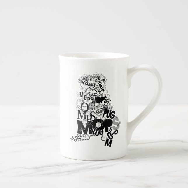 Mops Benporslin Mugg (Höger)