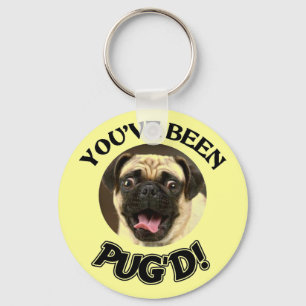 MOPS - DU HAR VARIT PUG'D! HUSDJUR FÖR NYCKELRING