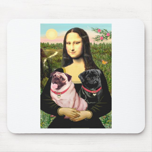 Mops (Fawn + Svart) - Mona Lisa Musmatta (Framsidan)