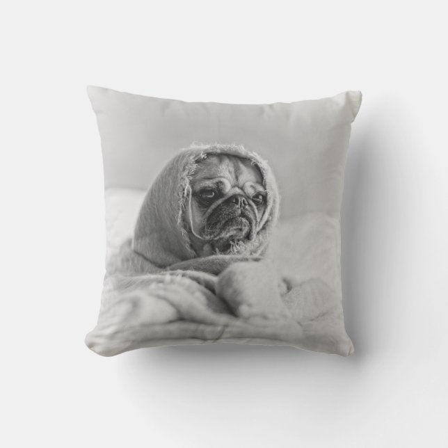 Mops för gammalt land kudde (Framsida)
