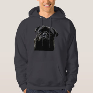 Mops för mopsVishetsvart Sweatshirt