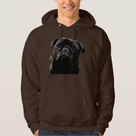 Mops för mopsVishetsvart Sweatshirt