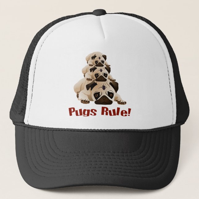 Mops härskar! 1 keps (Framsida)