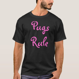 Mops härskar t-shirt