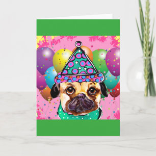 Mops Helgkort