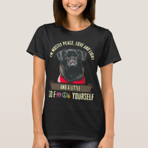 Mops hjärta slår t shirt