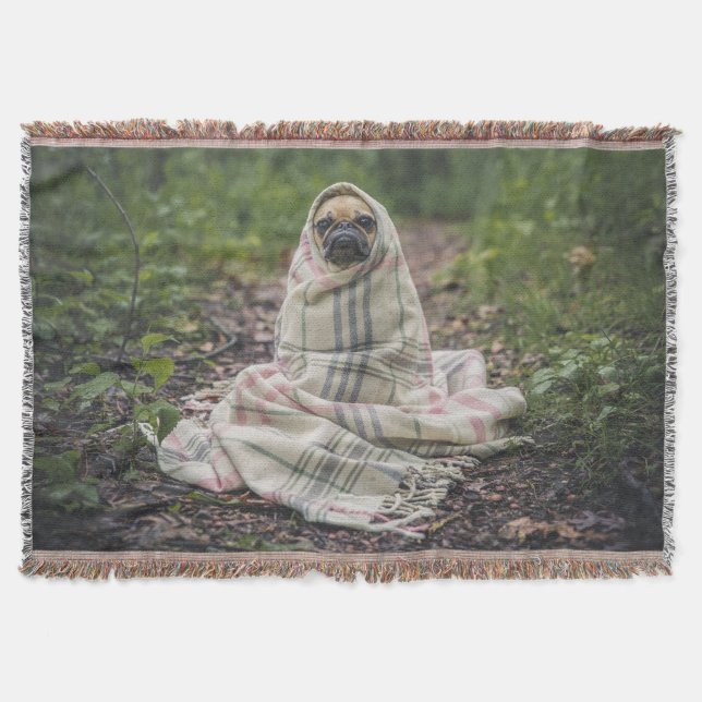 Mops i en filt (Framsidan)
