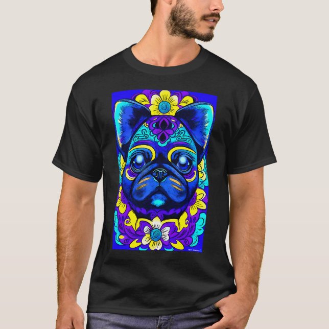 Mops i Mexiko 2 T Shirt (Framsida)