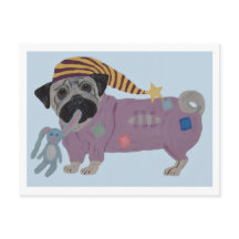 Mops i pyjamas