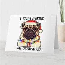 Mops jag älskar jul okej mopsälskare