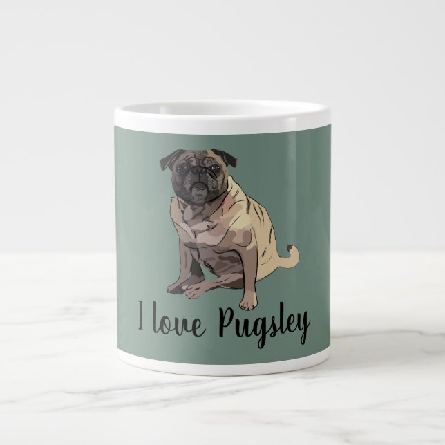 Mops Jumbo Mugg (Framsidan)