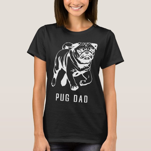 Mops kärlek t shirt (Framsida)