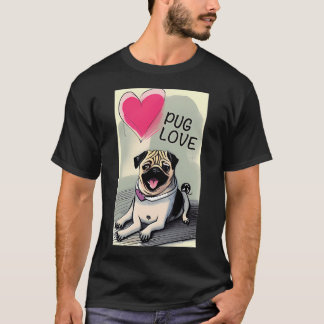 Mops kärlek t shirt