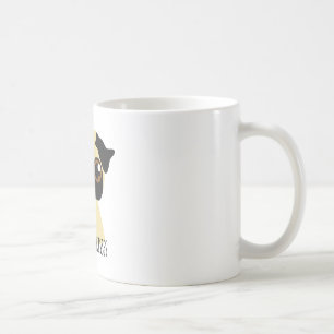 Mops & kyssar kaffemugg