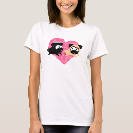 Mops & kysshjärtautslagsplats tee