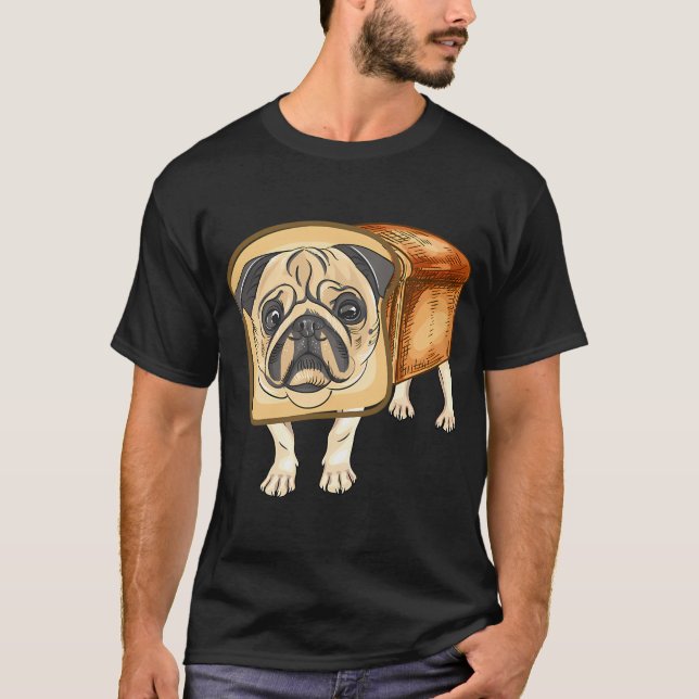 Mops Limpa (Rolig Mops) T Shirt (Framsida)