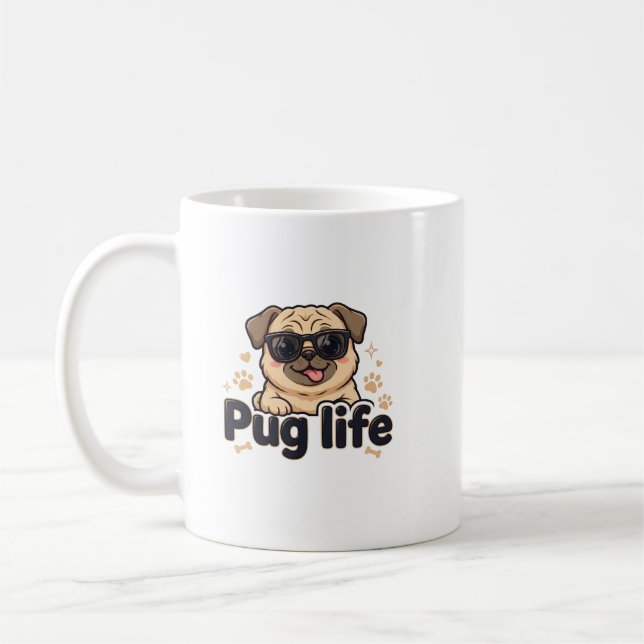 Mops Liv Kaffemugg (Vänster)