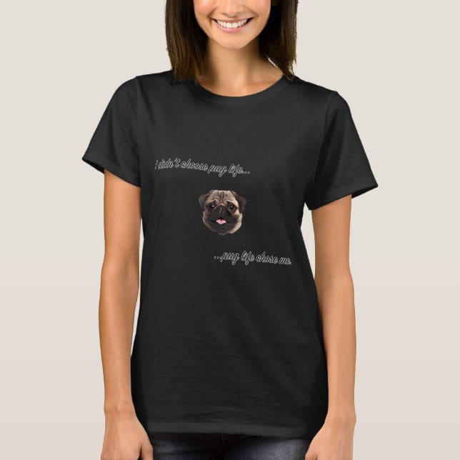 Mops Liv T Shirt (Framsida)