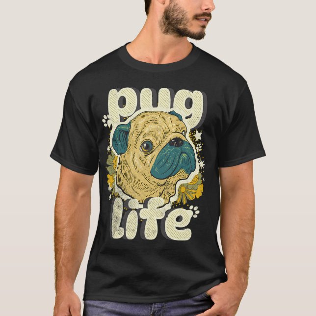 Mops Liv T Shirt (Framsida)