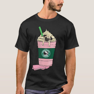 Mops Milkshake Kopp T Shirt