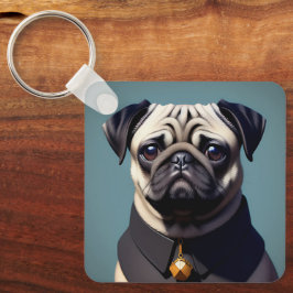 Mops Nyckelring