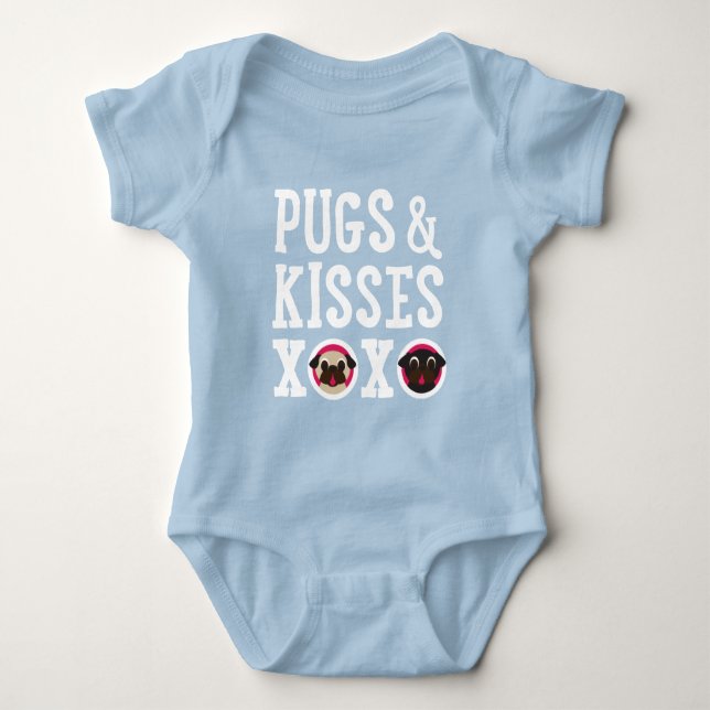 Mops och kyssar XOXO Tröja (Framsida)