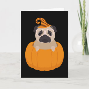 Mops- & pumpaHalloween kort