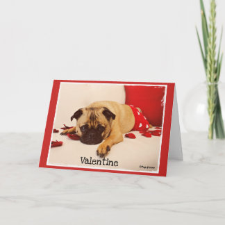 Mops räfflar helgkort