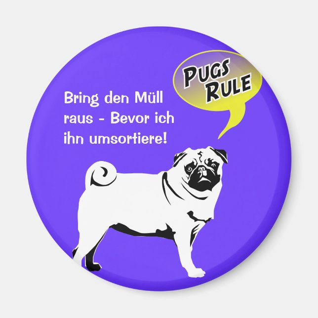 Mops regler magnet (Framsidan)