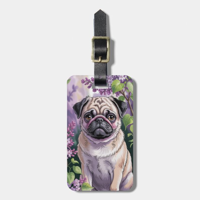 Mops Resväskemärken Bagagebricka (Vertikal Framsida)