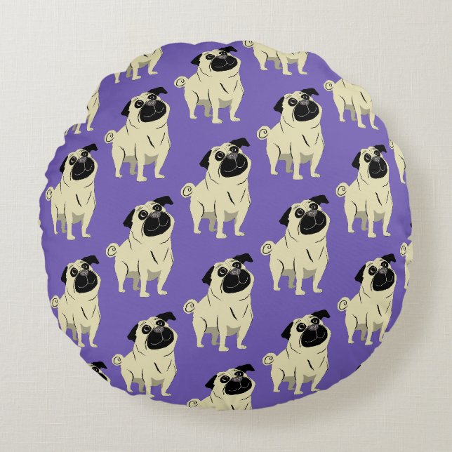 Mops Rund Kudde (Framsidan)