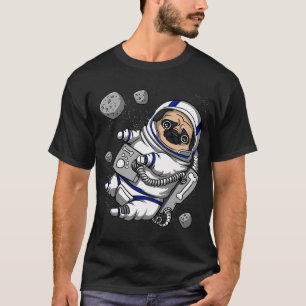 Mops Rymdastronaut T Shirt